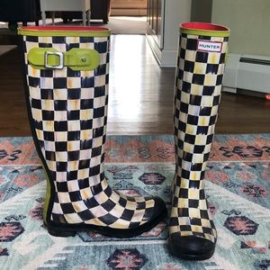 Hunter x Mackenzie-childs Tall Rain Boot 7/8